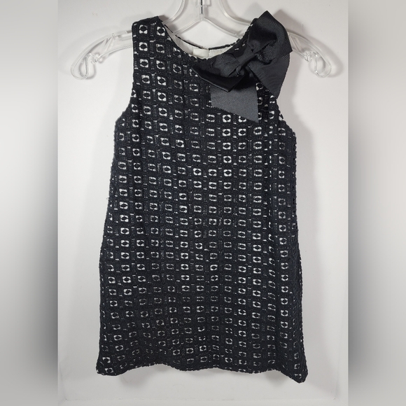 kate spade Other - Kate Spade New York Guipure Lace Shift Dress Girl's Size 7 Black White